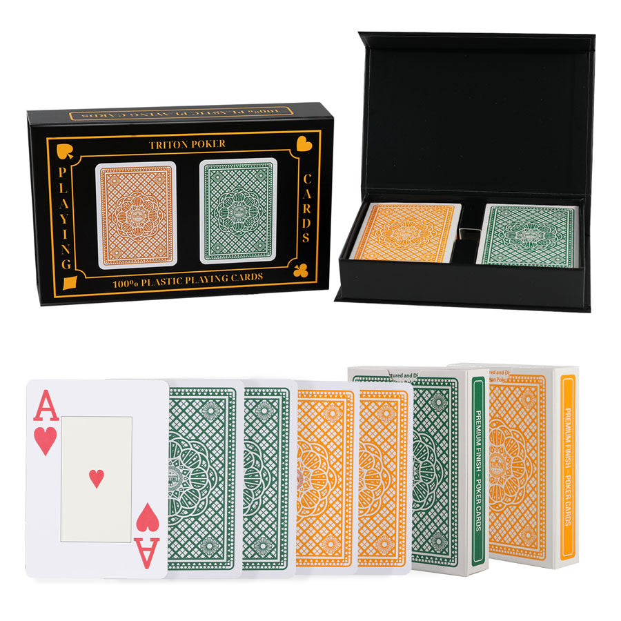 Triton Poker Tables Premium Poker Playing Cards (Jumbo Index)