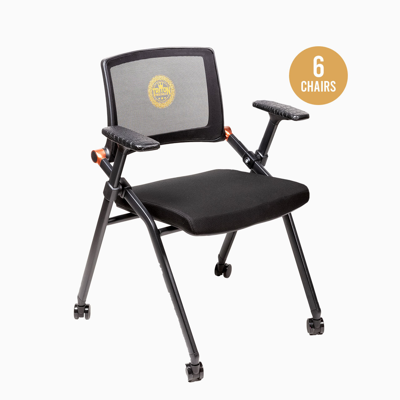 Triton Folding Poker Chairs With Wheels